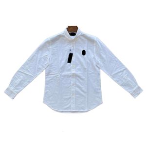 랄프 디자이너 남자 로렌 셔츠 최고 품질의 남자 캐주얼 셔츠 비즈니스 캐주얼 옥스포드 면화 긴 소매 셔츠 작은 말 스타일