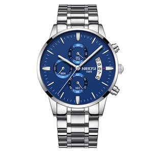 12 Color Orologio Masculino Men tittar på berömda toppmärke herrmode casual klänning titta på nibosi militär kvarts armbandsur263q