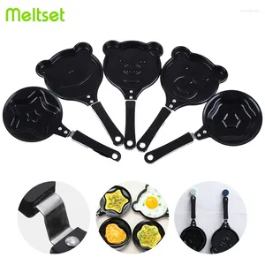 Pans Mini Cute Omelette Pan Funny Cartoon Breakfast Grill Frying Egg Pancake Non-Stick Cooking Pots Cookware