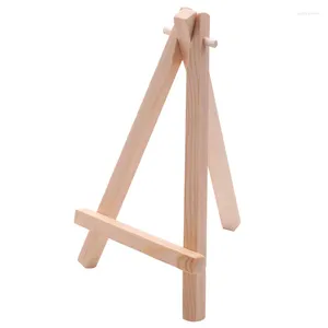 Okulary przeciwsłoneczne Ramy 10pcs Mini Wooden Artist Elda -Triangle Wedding Table Stand Stoy Shower - 15 x 8 cm