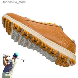 Rullskor vattentäta golfskor män röd svart utomhus lätt vikt kvalitet golf sneakers män bekväma promenad gym sneakers q240201