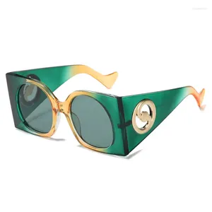 Óculos de sol colorido quadrado feminino homem duas cores quadro viagem óculos de sol feminino tons uv400 masculino gafas oculos marca luxo