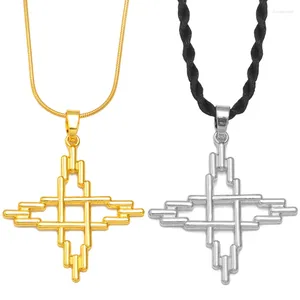Ожерелья с подвесками Anniyo, Эфиопская свадебная цепочка с крестом для женщин и девочек, золотой цвет, серебро, ювелирные изделия из Эритреи, африканские кресты #333106
