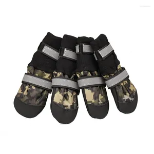 Abbigliamento per cani Scarpe riflettenti Impermeabili Primavera Autunno Stivali antiscivolo per animali domestici Protezione per zampe Labrador Husky per forniture per cani di taglia media