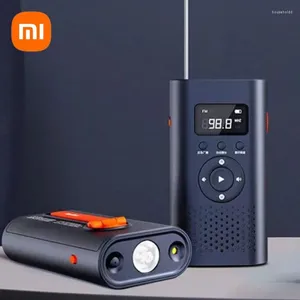 Lanternas Tochas Xiaomi Nextool 6-em-1 AM Rádio FM Lanterna Manual Geração de Energia Alerta de Emergência Laser Luz 4500mAh Banco