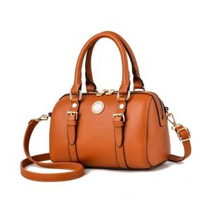 High-quality Ladies Simple Large-capacity Bags 2021 New Trendy Single-shoulder Handbags Western Style Messenger Bag Boston Bag2482