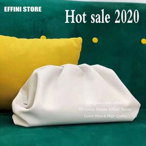 حقيبة سحابة Effini 2020 أزياء Lady Handbags محافظ النساء الحقيقيات الحقيقية جلد البقر الجلدية الكتف الكتف الكتف الكبيرة حقيبة يد 263o
