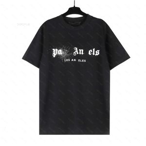 ブロイパームパームエンジェルパラジュク23SSスプリングレタープリントルクスリスTシャツルース特大ホップユニセックス半袖ティーエンジェル2214 PXY