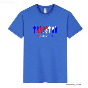 Trapstar Shirt Fashion Play Marke Trapstar London Bedrucktes High Gram Heavy Double Cotton Anime Casual Kurzarmshirt Herren T-Shirt Damen T-Shirt Kleidung 3339