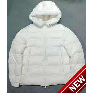 2023 Mens Down Jacket Fashion Hooded French Luxury Brand Classic White Hooded Printed Thermal Jacket