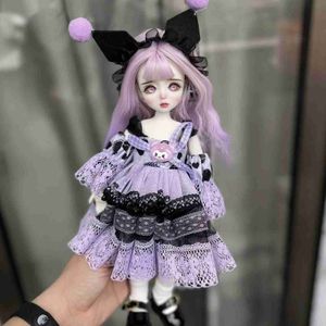 Bonecas 30cm artesanais 1/6 mini bjd boneca artesanato puro arte bola articulada maquiagem lolita/princesa crianças boneca com roupas brinquedos para menina