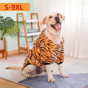 Köpek giyim bahar ve sonbahar evcil hayvan kıyafetleri moda değişimi kaplan ceket kapüşonlu fransız bulldog büyük küçük ceket