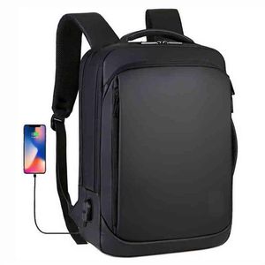 Torba w stylu plecaku 15 6 -calowa laptop męskie notebook biznesowy Mochila Waterproof Back Pack USB Podróż Mężczyzna 1209352m