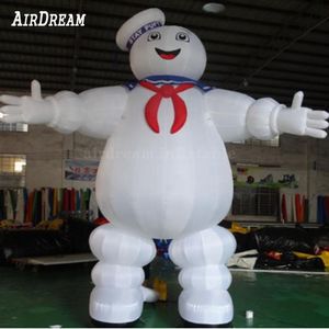 wholesale Outdoor halloween Decoration Giant 8mH (26ft) With blower Inflatable Ghostbuster model Marshmallow man balloon for event and advertising