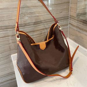 Hohe Qualität Designer Große Handtaschen Totes Hobo Umhängetaschen Luxuriöse Frauen Braun Echtes Leder Umhängetasche Mutter Einkaufen Th198u