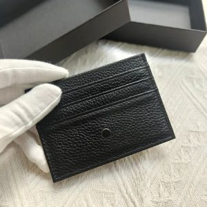 Top Luxury Card Holder Designer Wallet Luxury Man Woman Coin wallets Pebbled Business Card Case Comes With Box Leather purse Credit Cardholder Passport Bag 95277