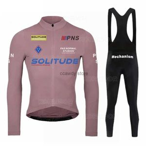 Tute da uomo Pns New Cycling Jersey Set Uomo Lungo Seves Bike Suit Bicicta Pantaloni con bretelle AutunnoMaillot Ciclismo Abbigliamento Bicyc UniformH2421