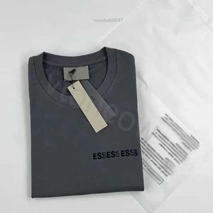 24ssSummer Men Women Designers T Shirts Loose Tees Apparel essentialss Fashion Tops Mans Casual Chest Letter Shirt Luxury Street Clothes fears Mens Tshirts o