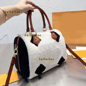 2024 Evening Bags Winter Pillow Crossbody Bag Women Handbag Tote Bags Shoulder Bucket Bag Fashion Letters Leather Strap Handle Zipper Closure Gold Hardware