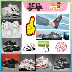 Designer Casual Platform Half pack slippers summer sliders men women rainbow slides sandals slip wear resistant memory sandals soft thick cushion slipper