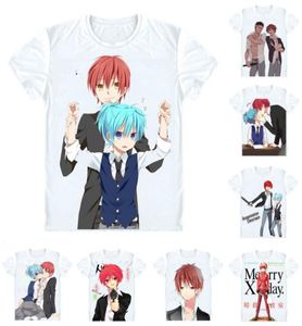 Assassination Classroom Ansatsu Kyoushitsu TShirts Short Sleeve Shirts Anime Manga Akabane Karuma Akabane Karma Class 3E Cosplay9145633