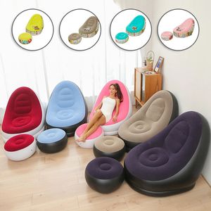 Lazy BeanBag Sofas Cover Chair No Filler Lounger Seat Bean Bag Pouf Puff Couch Tatami Living Room High Quality Inflatable Bed 240118