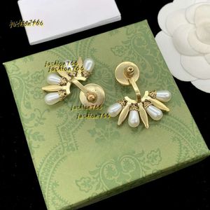 Stud Designer Designed Elegant Niche And Exquisite Earrings Suitable For Womens Fashion Anniversary Halloween Christmas Gift 2024 Earrings Jewelry Brincos