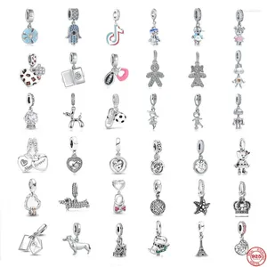 Pietre preziose sciolte 2024 Cuore Regalo Mamma Albero genealogico Sorella Libro Perline fai da te Misura Charms originali Bracciale in argento 925 con perline Creazione di gioielli