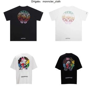 メンズTシャツクラシックハートファッション品質秋の冬の冬のスウェットシャツデザイナーレディースラグジュアリーホースシュークロムクロスプリントマン長袖Tシャツeq6l