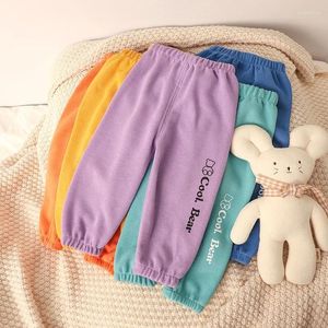 Trousers 1-5Years Kids Pants Spring Autumn Baby Boys Girls Sweapant Korean Style Loose Children Leisure Clothes