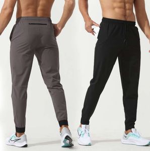 LU Damen LL Herren Jogger Lange Hose Sport Yoga Outfit Schnell trocknend Kordelzug Turnhallentaschen Jogginghose Hose Lässige elastische Taille Fitness-Leggings 44