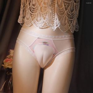 Underpants Back Open Crotch Underwear Sissy See Through Mesh Briefs Crossdresser Camel Toe Panties Gay Men Hiding Gaff Erotic