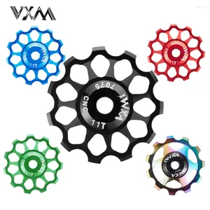 Cykel Derailleurs VXM 11T MTB Cykel Bakre Derailleur Jockey Wheel Ceramic Bearing Remskiva Al7075 CNC Road Guide Roller Idler 4mm 5mm 6mm