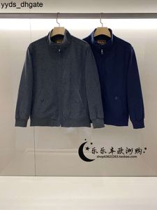 Loro Piano Jackets Winter Mens Business Casual Cashmere Coat Jacket Gray Navy Blue S6YP