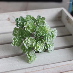 Decorative Flowers Landscape Fake Succulent Eco-friendly Tropical Artificial Plant Home Decor Flower Garden Bonsai DIY Simulation Party