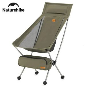 Camping Chair Detachable Portable Folding Moon Chair Ultralight Travel Hiking Seat Tools Outdoor Beach Fishing Chair 240125