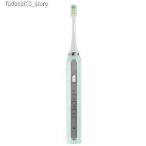 Diş fırçası sonik elektrik diş fırçası çift usb hızlı şarj tam vücut su yıkama manyetik süspansiyon diş fırçası jt234208 q240202