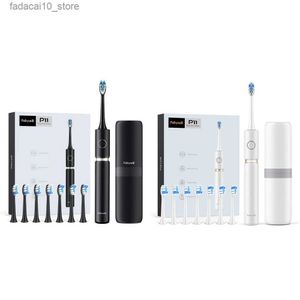 Toothbrush Fairywill Professional Electric Sonic Toothbrush Waterproof Powerful Fast Charging Smart Timer Replacement Heads Travel Case Q240202