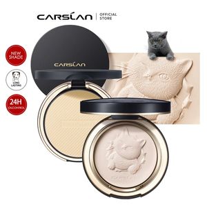 LAN 24H Oljekontroll genomskinlig pressad pulverkompakt Foundation Waterproof Concealer Löst inställning Power Face Makeup 240124