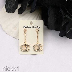 8004new Cross Border Designer Fashion Sweet Gold and Silver Earrings Exaggerate Cool Style 925 2024 EWLP