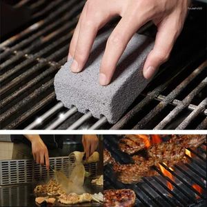 Ferramentas churrasqueira limpeza tijolo bloco de pedra racks manchas graxa limpador para cozinha gadgets escova