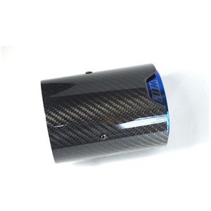 Muffler Mavi M Performans Paslanmaz Çelik Egzoz Uçları Karbon Fiber Araba Boruları 1 PCS Damla Teslim Taşımaları Motosikletler Parçalar Syst Dhwkt