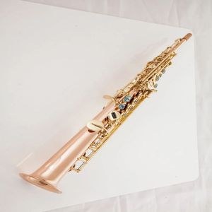 Saxofone direto profissional para concerto, saxofone bb 875ex, instrumento de alta qualidade, material de latão