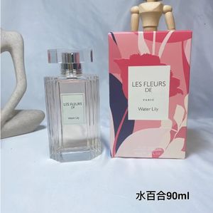 Natural Spray 90ml Flower Women Water Lily Perfume Sunny Magnolia Blue Orchid Fragrance Eau de Toilette Natural Parfum Long Lasting Cologne Parfum