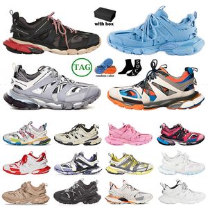 Scarpe firmate track 3 3.0 Paris Uomo Donna triple s Scarpe casual Calzino Bianco Nero Sneakers retro tracce Tess.s.Scarpe da ginnastica in pelle gommata e nylon stampato con plateau