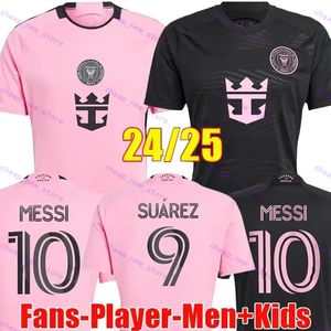 24 25 Messis Inter Miami Soccer Jerseys Beckham Football Shirts 2023 2024 Matuidi Higuain Trapp Pellegrini Pizarro FC Jersey Fans Player Carranza Pirez Morgan 5463