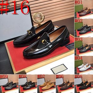 40Modelo Top Quality Homens Designers Mocassins Sapatos Original Casamento Paty Luxuoso Vestido Sapatos Genuíno Couro Clássico Elegante Mocassins Redondo Toe Office Shoe 38-46