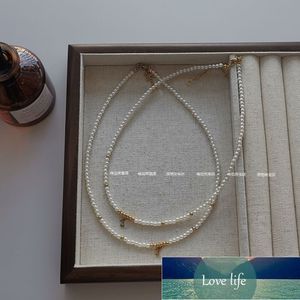 Fashion Private Pearl Necklace Elegant Gentle Non-Fading Design Sense Mid-Ancient Necklace Wholesale