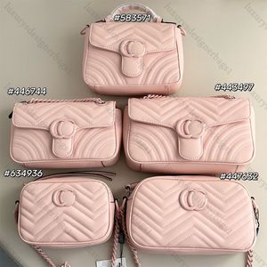 Hot pink Fashion bag designer bag High quality leather bags handbag shoulder bag for womans Luxurys handbags crossbody bag