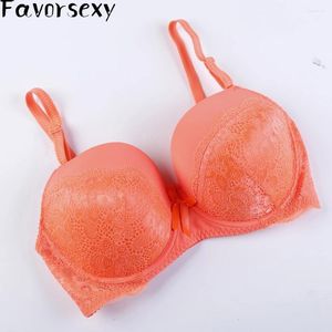 BRAS Kvinnor Sexig underwire vadderad push up broderi spets damer bh 34 36 38 40 42 44 d e brassiere bh underkläder